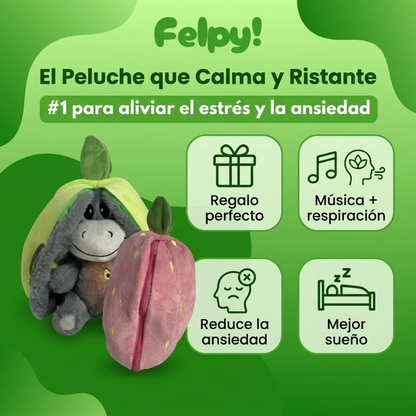 Peluche Fruta Burrito con Respiración y Sonido - Felpy™