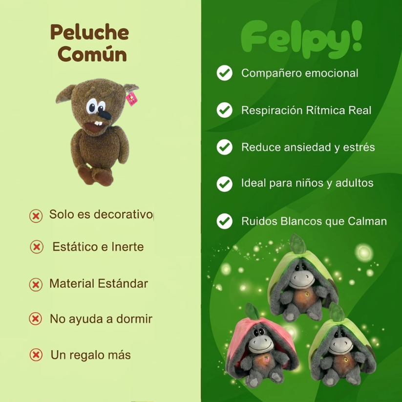 Peluche Fruta Burrito con Respiración y Sonido - Felpy™