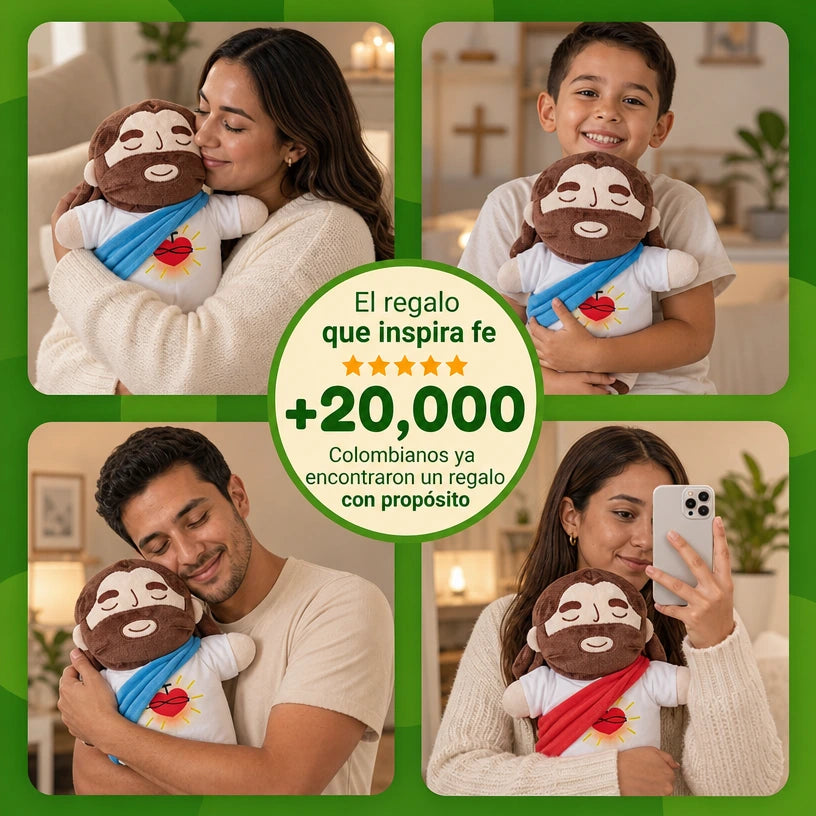 Peluche Jesús con Respiración y Sonido - Felpy™