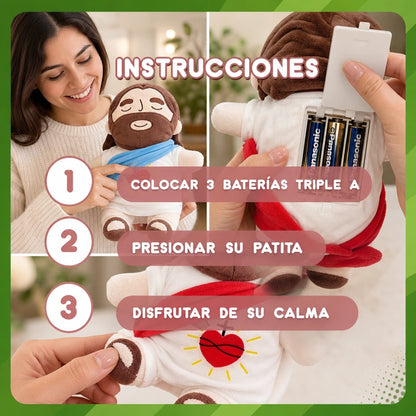 Peluche Jesús con Respiración y Sonido - Felpy™