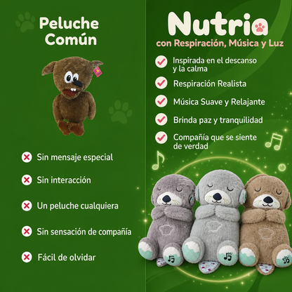 Peluche Nutria con Respiración y Sonido - Felpy™