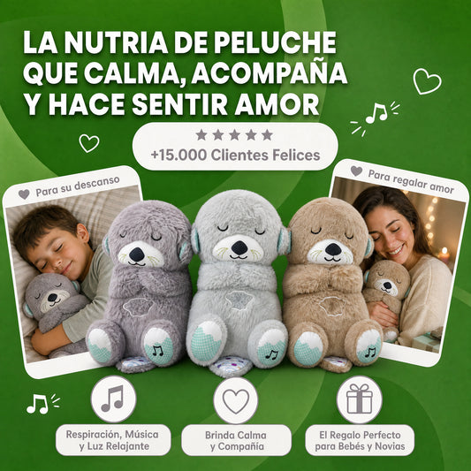 Peluche Nutria con Respiración y Sonido - Felpy™