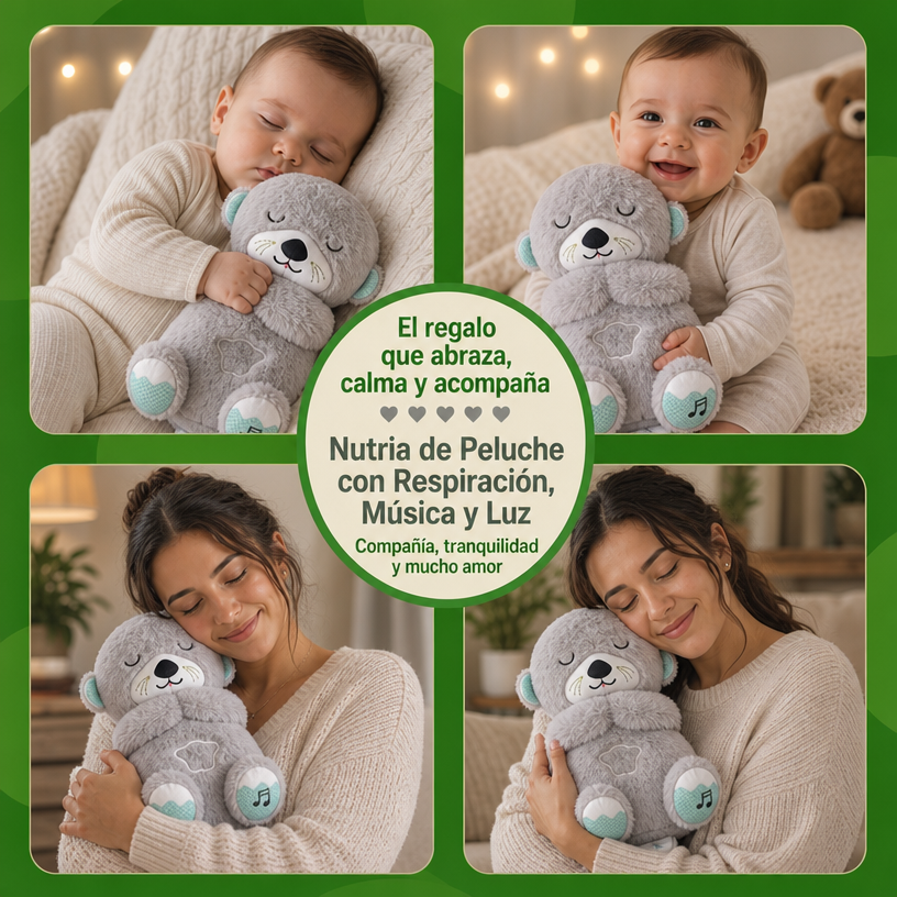 Peluche Nutria con Respiración y Sonido - Felpy™