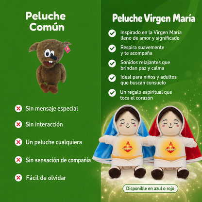 Peluche Virgen Maria con Respiración y Sonido - Felpy™