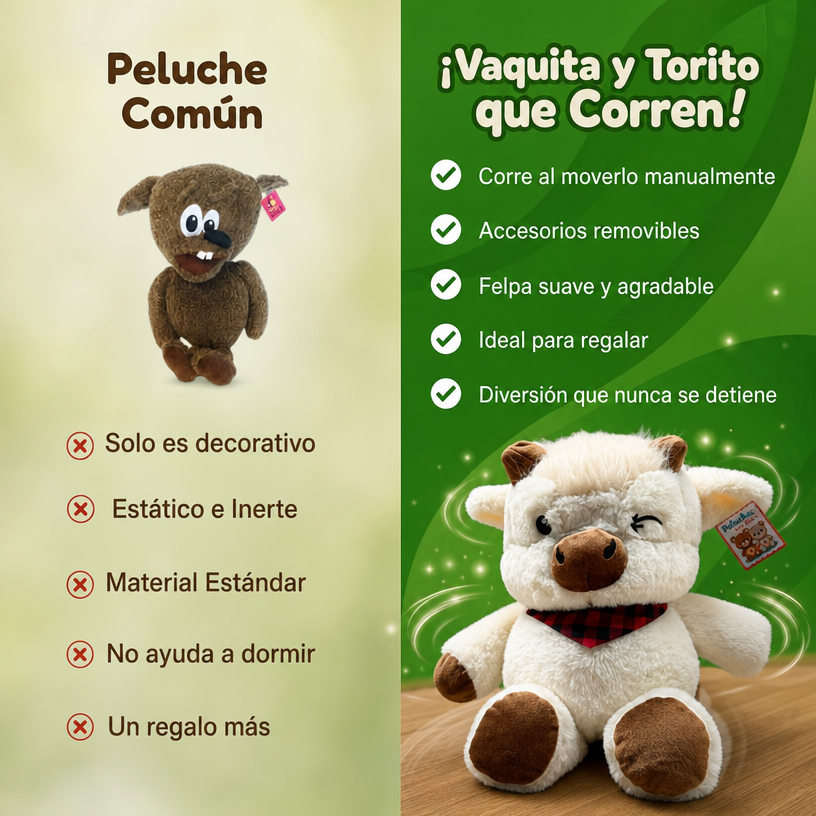 Peluche Vaquita Que Corre - Felpy™